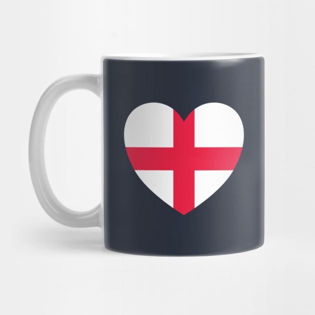 England Flag Heart by DPattonPD